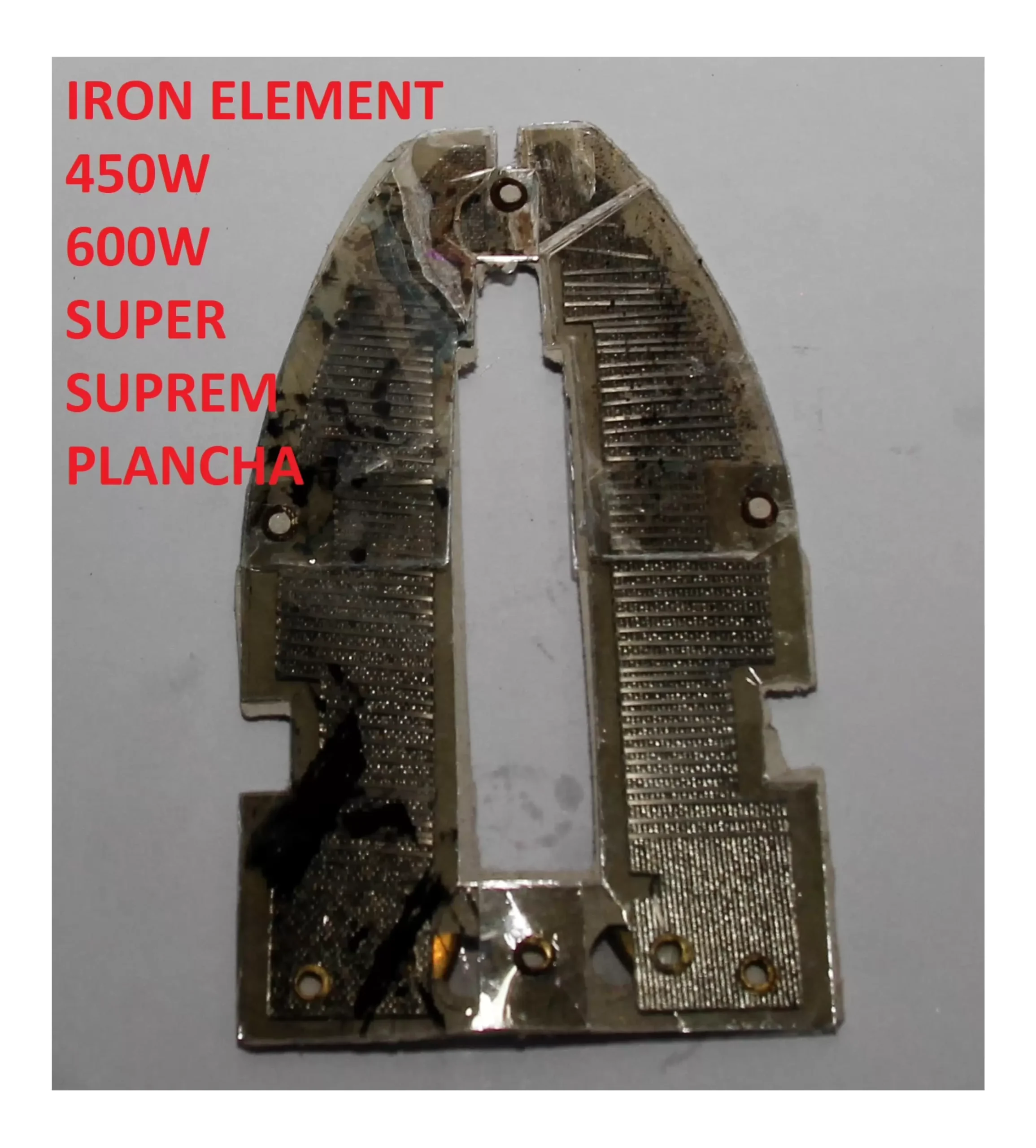 Iron Element 450W / 600W – Super Supreme Plancha Type Heating Coil for Dry Iron