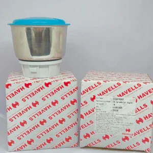 Havells Chutney Jar – Small Stainless Steel Jar with Blade & Lid for Mixer Grinder