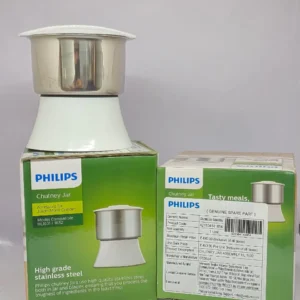 Philips Chutney Jar – Small Stainless Steel Jar with Blade & Lid for Mixer Grinder