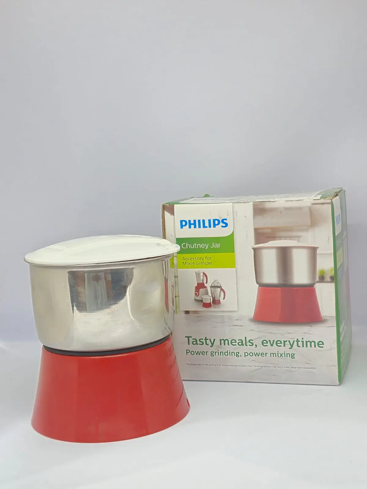 Philips Chutney Jar – Original Small Jar for Mixer Grinder with Blade & Lid