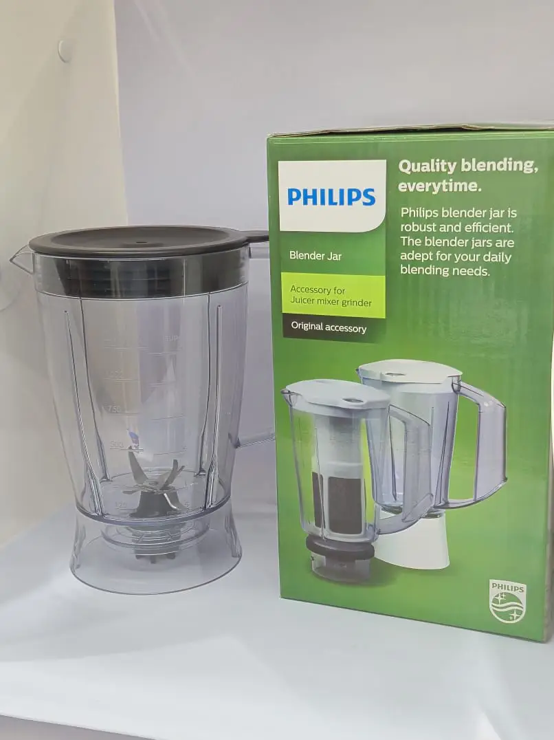 Philips Blender Jar – Large Jar for Smoothies, Juices & Liquid Blending with Lid & Blade